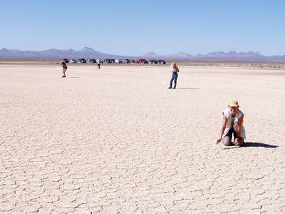 Looking for small meteorites at Superior Dry Lake