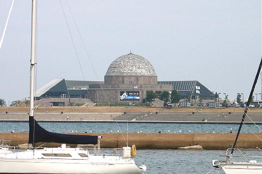 Entrance to Adler Planetarium