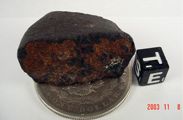 See Explanation. Click on image & download a CLOSE-UP image of this meteorite.